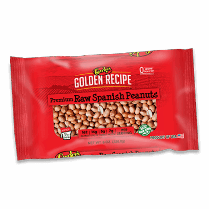 Raw Spanish Peanuts / 6 8oz Packages